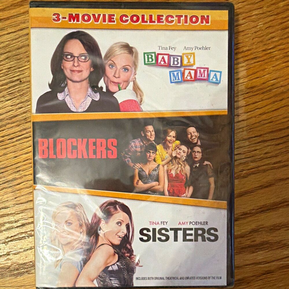 Baby Mama/Blockers/Sisters 3-Movie DVD (R) Unrated Subtitled Eng/Spa/Fre